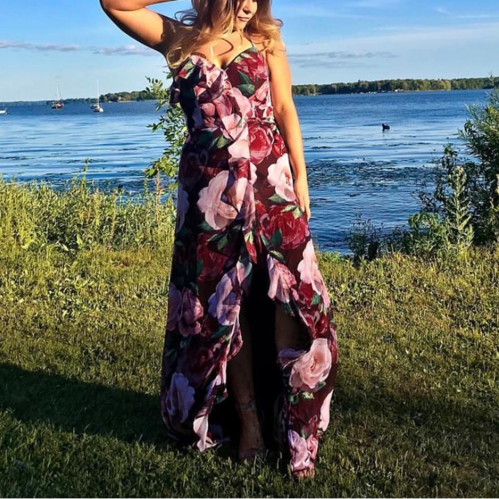 Long Floral Gown